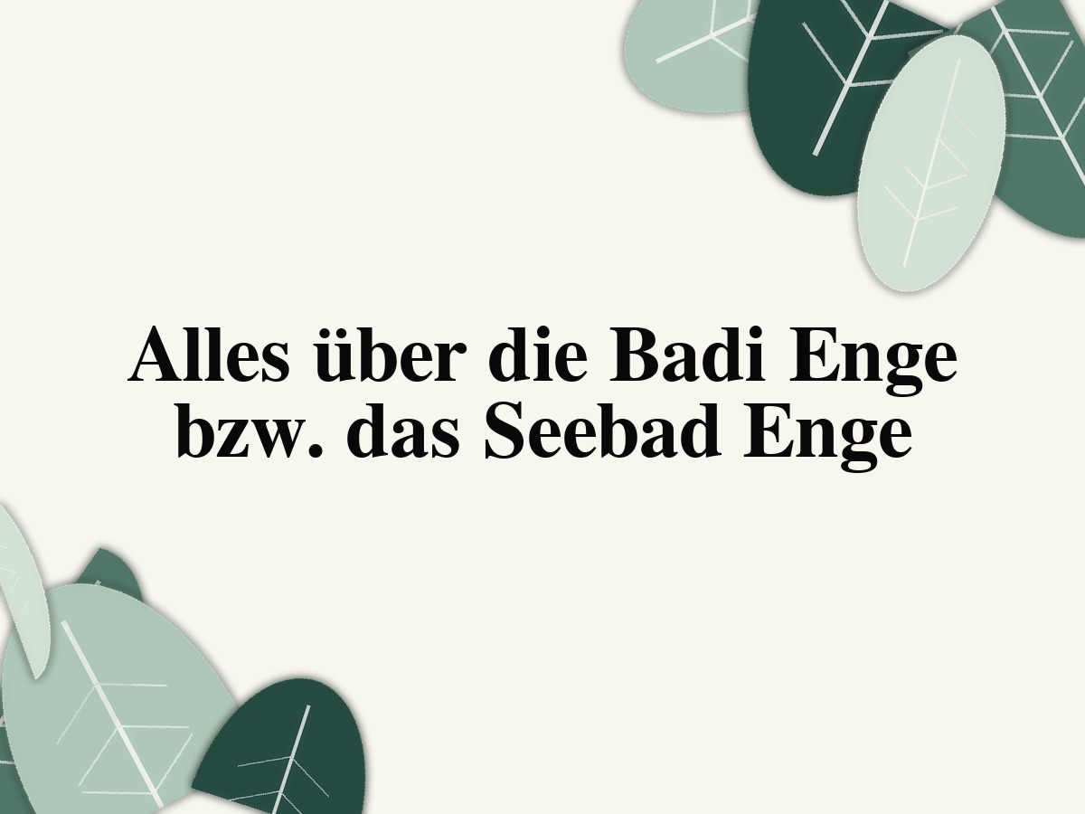 Seebad Enge in Zürich mit Blick auf den See