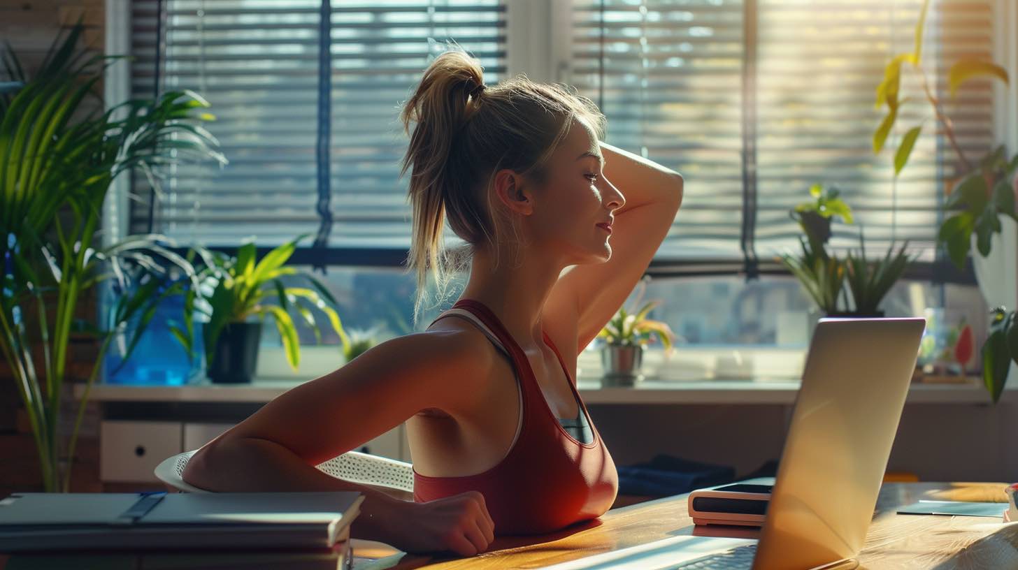 workout im büro übungen