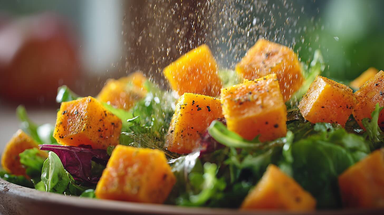 macht kürbis fett salat