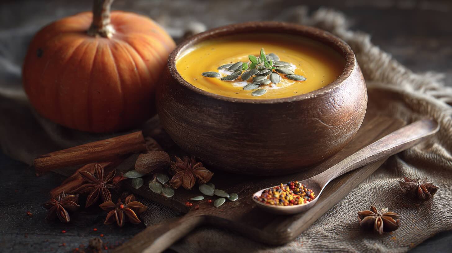 macht kürbis fett suppe